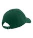 Lot de 2  casquettes de baseball 100% coton adulte vert forêt Beechfield