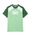 Mens Colour Block T-shirt Green Lacoste-2