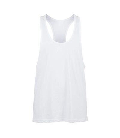 Skinnifit Mens Plain Sleeveless Muscle Vest (White) - UTRW4741