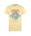 T-Shirt orange homme jaws world tour-1