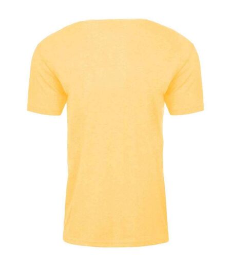 T-shirt manches courtes unisexe jaune crème Next Level