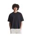 T-shirt Motif/style Rectangulaire Homme Noir Sombre Awdis-1