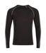 Regatta Mens Pro Long-Sleeved Base Layer Top (Black)