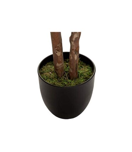 Plante Artificielle Schefflera 135cm Vert & Noir