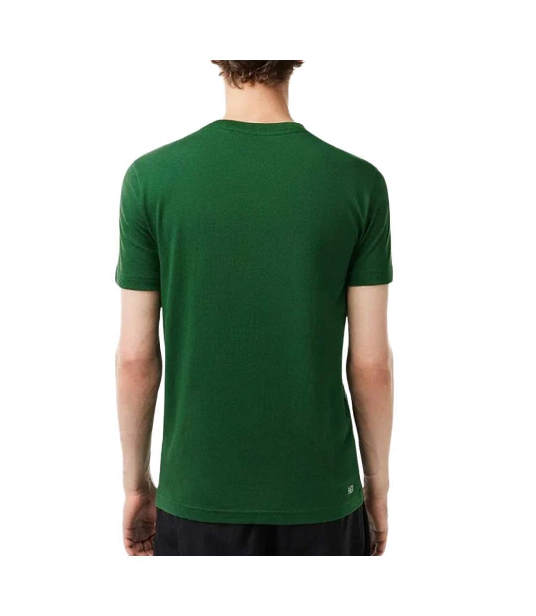 T-shirt vert foncé homme lacoste th2042-2