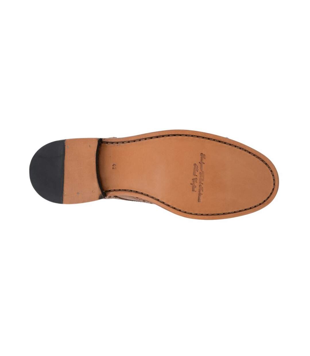 Mens Leather Brogues Tan Woodland-2