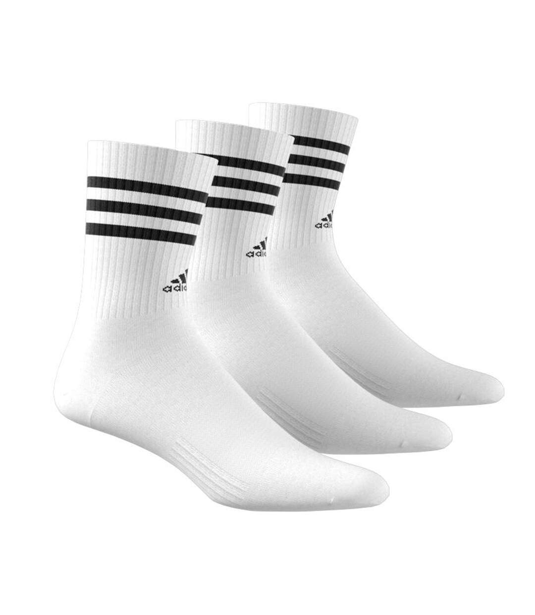 Chaussettes Style 3 Rayures Adulte Blanc Adidas-3