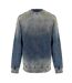Mens Krib Ne Distressed Sweatshirt Blue Denim Diesel-1