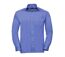 Chemise poplin manches longues repassage facile - Homme - RU934M - bleu clair corporate-1