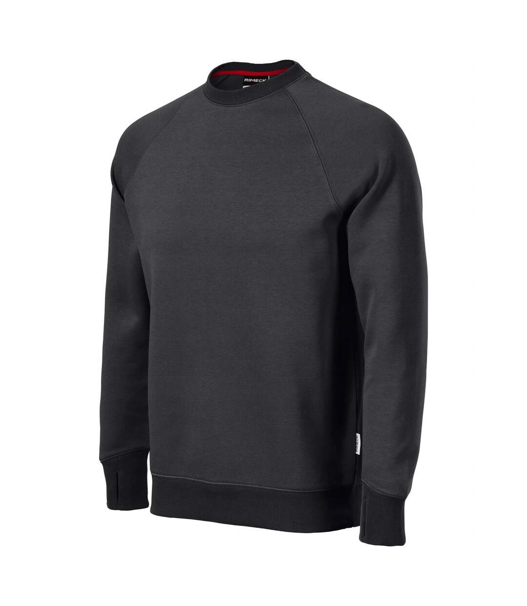 Sweat Manches Raglan Vertex Homme Gris Pâle Rimeck-3