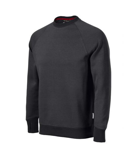 Sweat Manches Raglan Vertex Homme Gris Pâle Rimeck