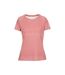 Trespass Womens/Ladies Ani T-Shirt (Rhubarb Red Stripe)
