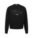 Mens Bouclé Sweatshirt Washed Black Jack Wills-2