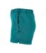 Womens/ladies Stone Wash Shorts Water Green Urban Classics-3