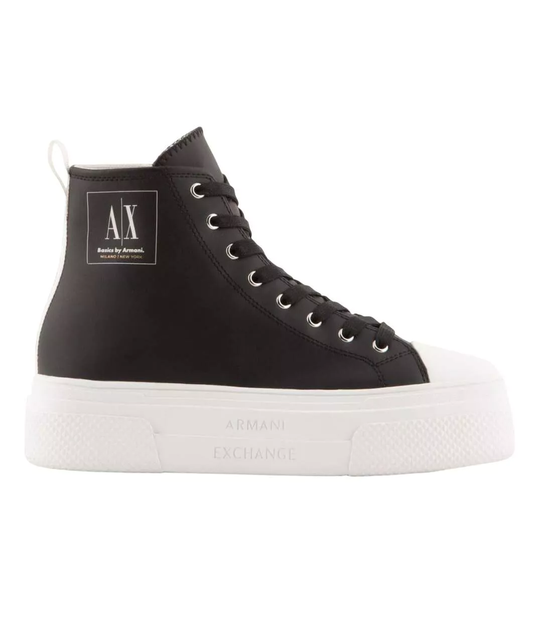 Baskets Femme Noir Armani Exchange-3