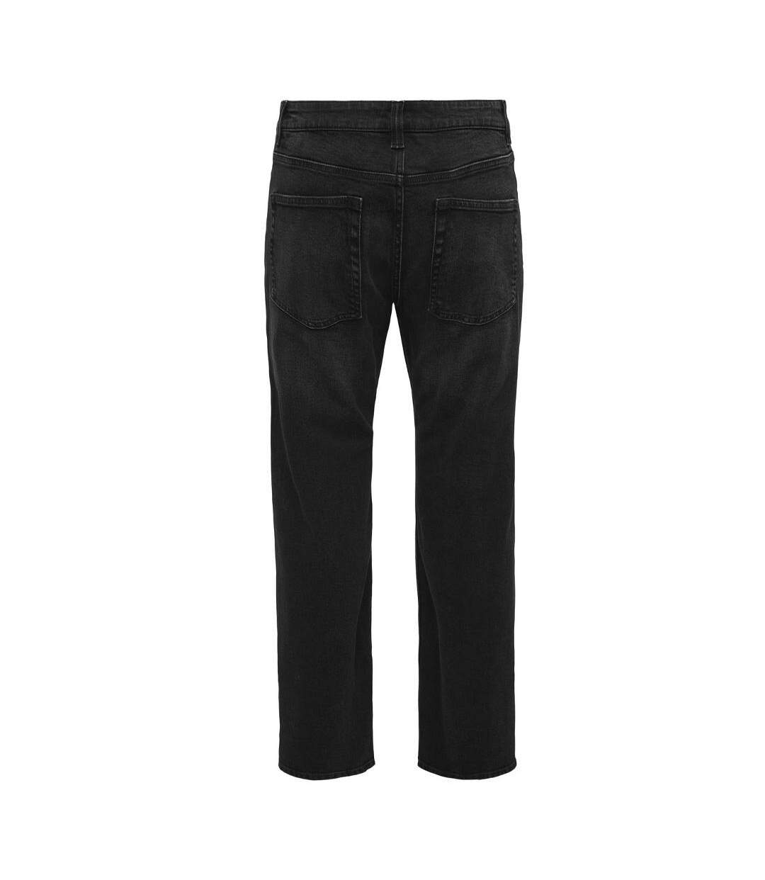 Jean slim noir homme only & sons weft-2