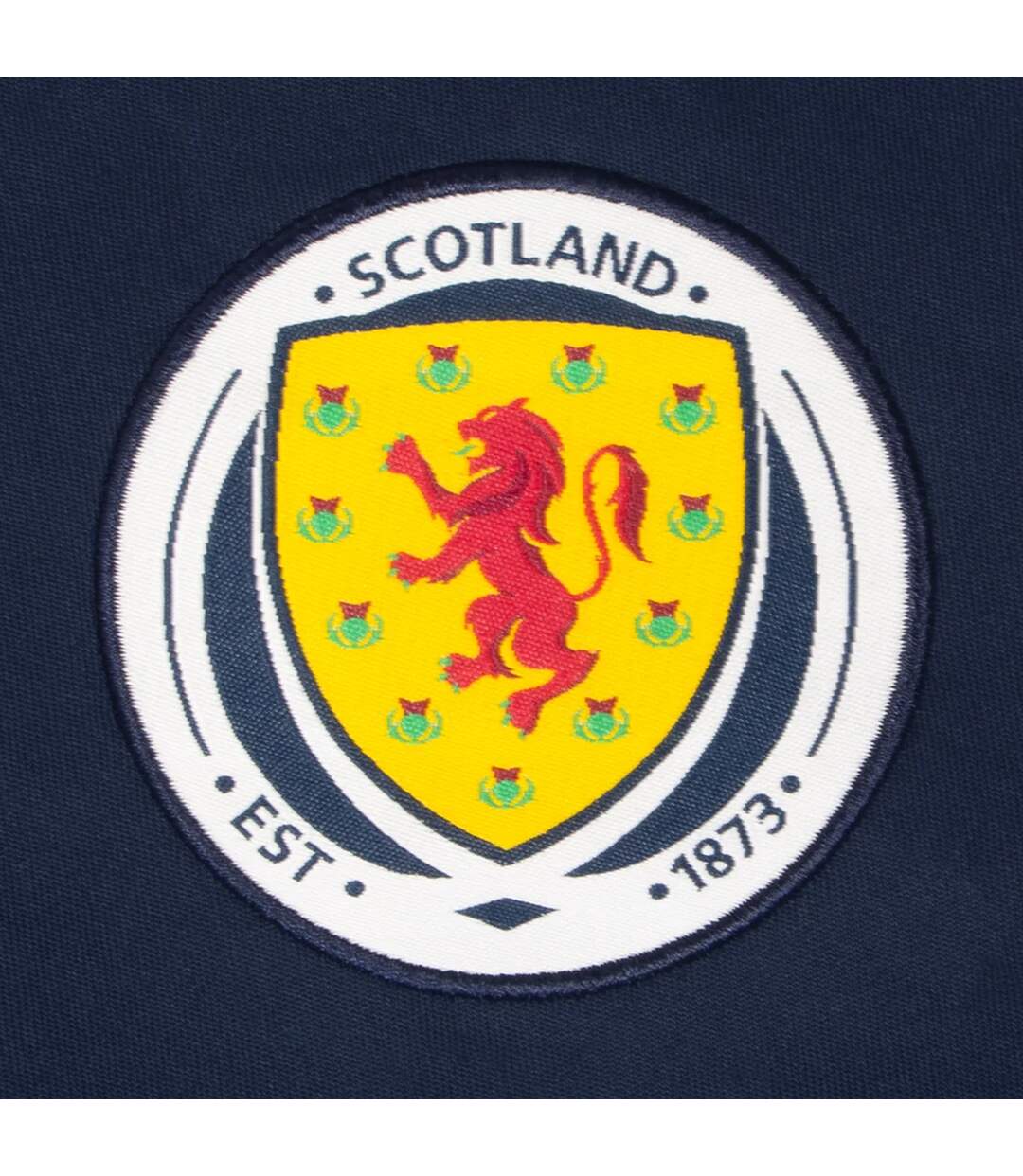 Mens Mcginn 7 Polyester T-shirt Navy Blue Scottish FA-3