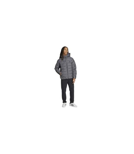 Veste À Capuche Homme Gris Noir Adidas