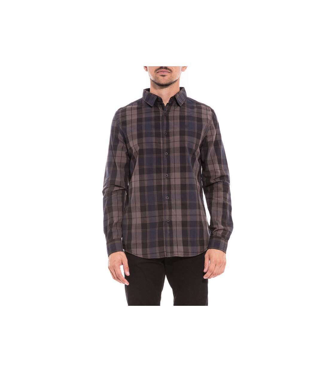 Chemise manches longues carreaux TOLYMAR-1