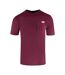 T-shirt Active Homme Bordeaux Aquascutum-1