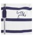 Womens/ladies Striped Full Zip Hoodie Twilight Lazy Jacks-3
