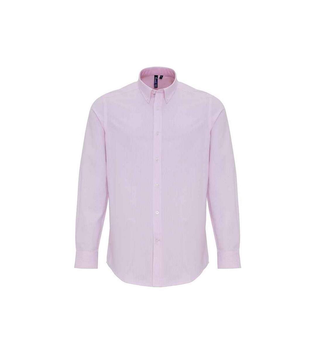 Chemise Homme Blanc Rose Premier-1