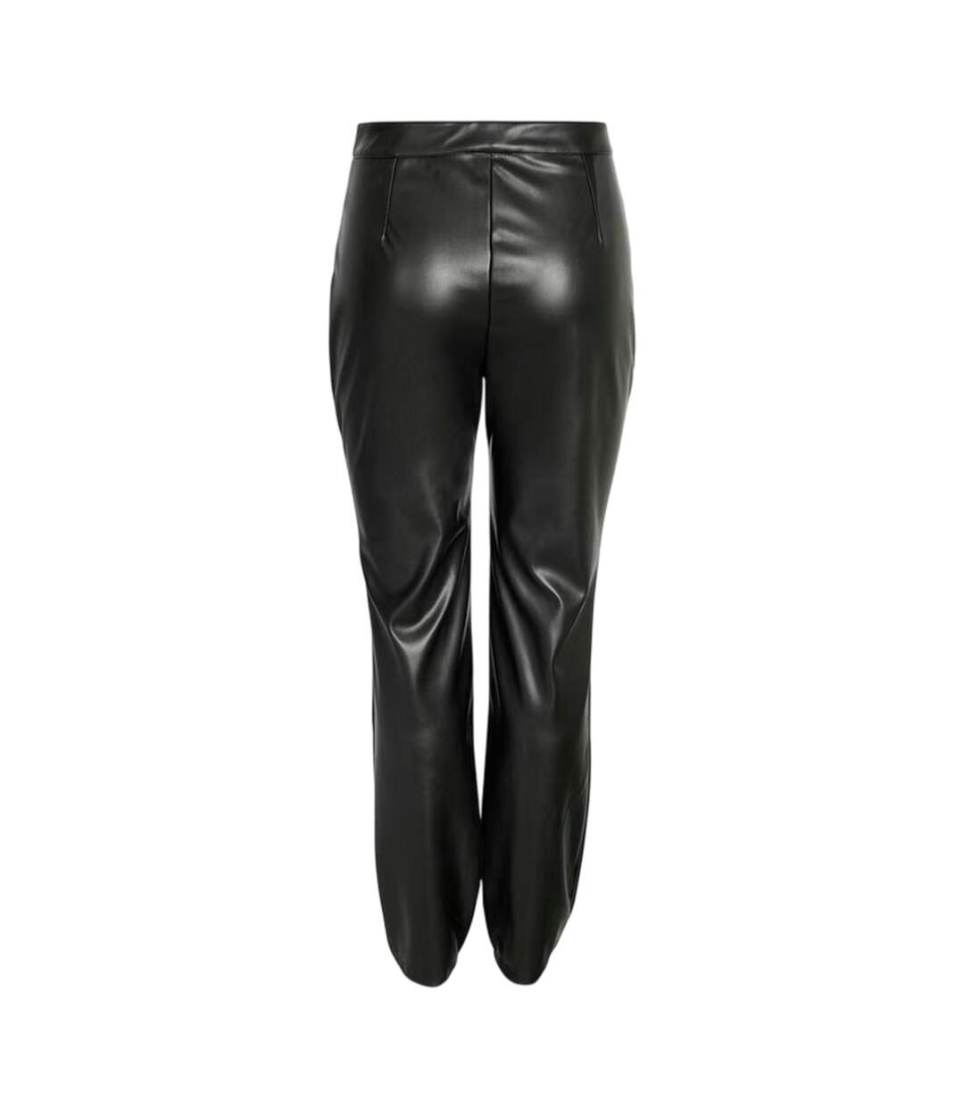 Womens/ladies Faux Leather Chinos Black Noisy May-3