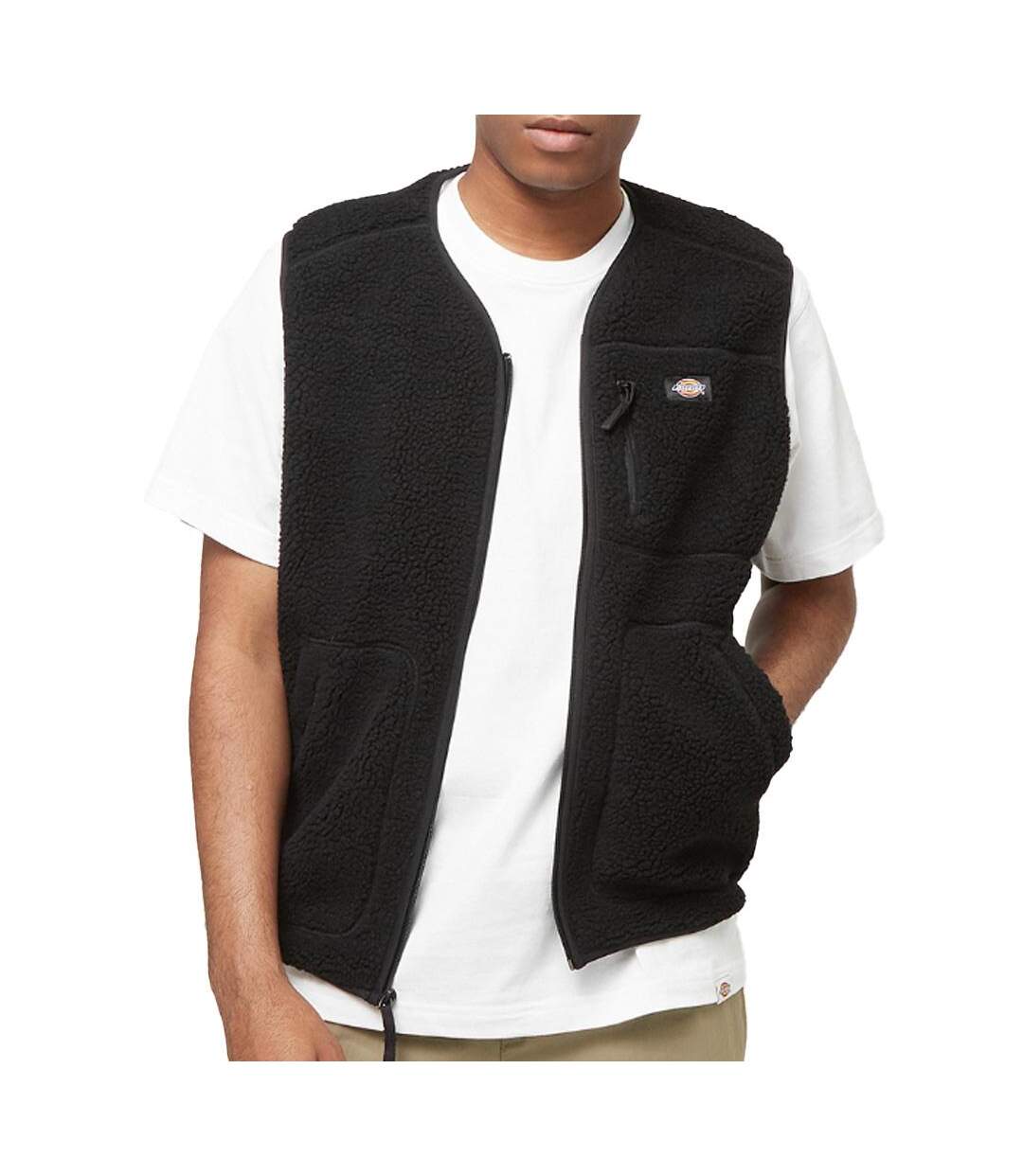 Gilet noir homme dickies mount hope-1