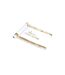 Chemin de Table Jetable Birthday 28cmx5m Blanc & Or-1