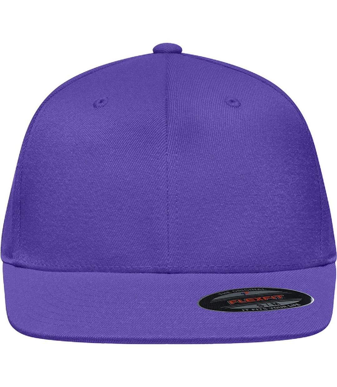 Casquette visière plate style hip-hop - MB6184 - violet-1