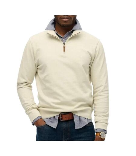 Sweat blanc homme superdry classic essential