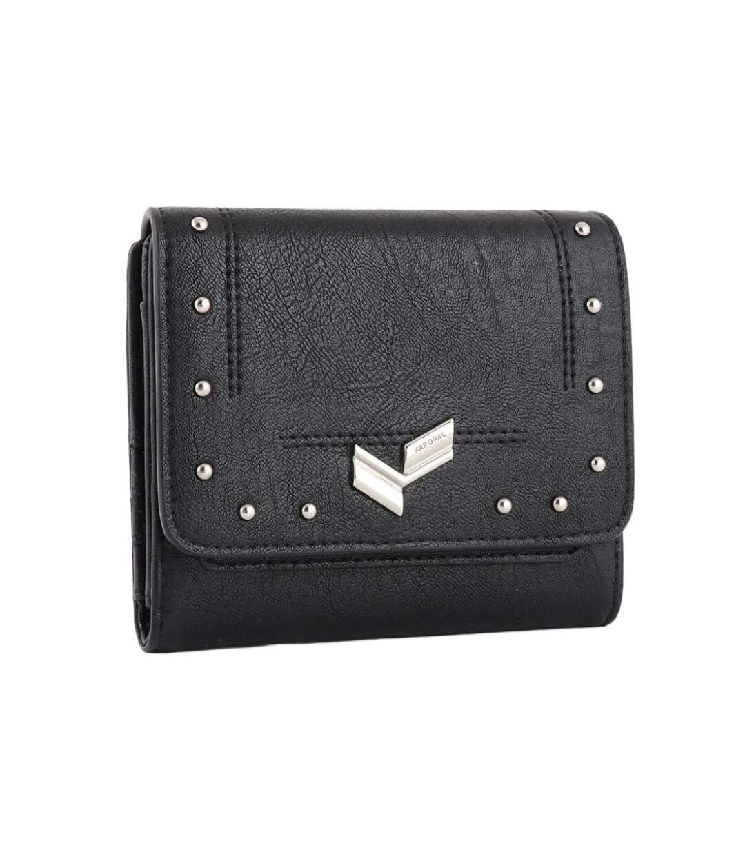 Portefeuille noir femme kaporal lana-1