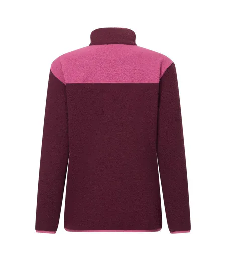 Womens/ladies Frankie Borg Full Zip Fleece Jacket Fig Violet Regatta