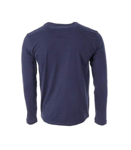 T-Shirt manches longues bleu homme rms26 91112