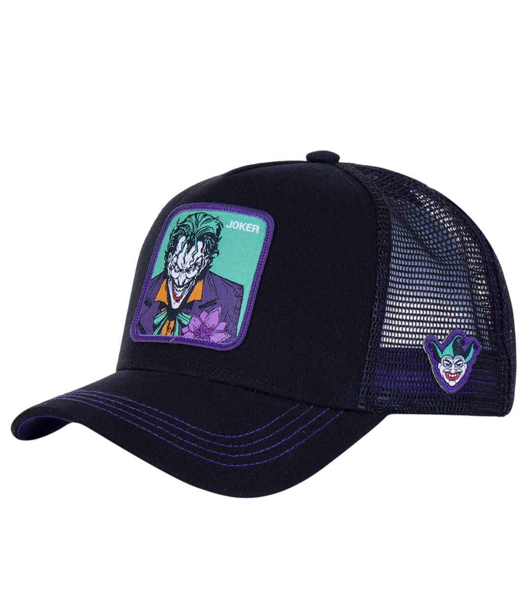 Mens The Joker Dc Comics Trucker Cap Black Capslab-1