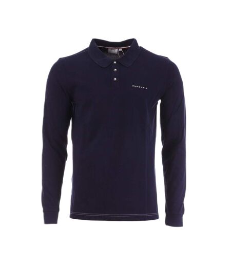 Polo Manches Longues Marine Homme Hungaria Merapi - L