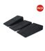 Pack of 3  Epp foam yoga wedge set  one size black Fitness Mad-1