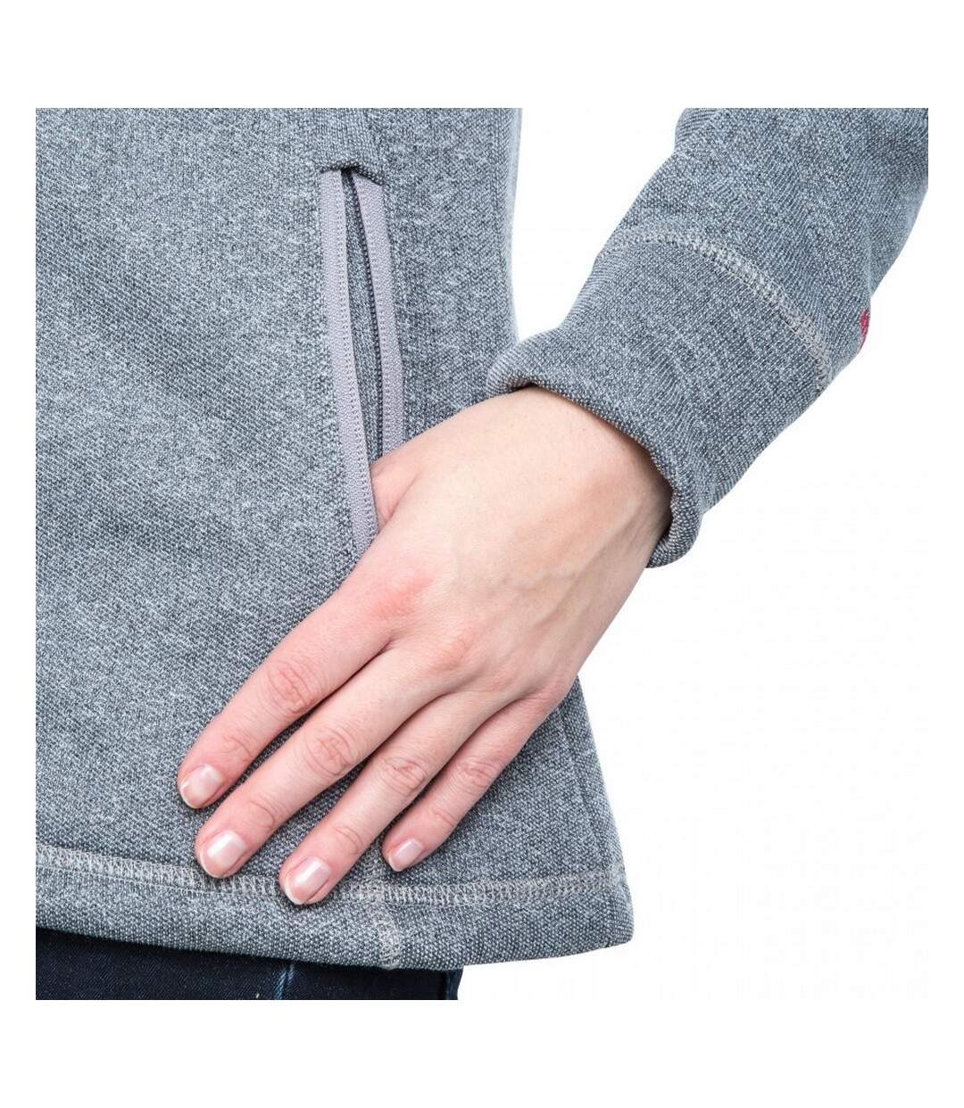 Whirlwind veste polaire avec capuche femme gris marne Trespass-3