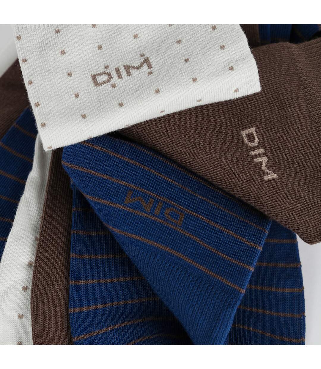 Lot de 3 Paires de Chaussettes Coton Style-3