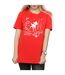 Disney - T-shirt BAMBI CHRISTMAS GREETINGS - Femme (Rouge) - UTBI16746-2