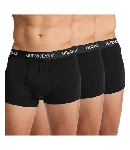 X3 boxers noir homme guess trunk - l