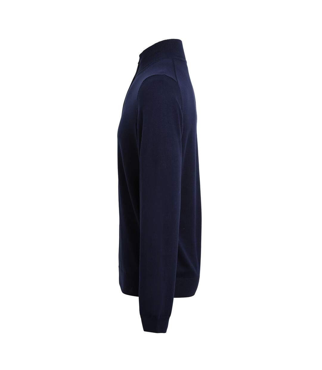 Mens Zip Neck Sweatshirt Navy Premier-3
