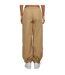 Womens/ladies Cotton Parachute Cargo Trousers Union Beige Urban Classics-2