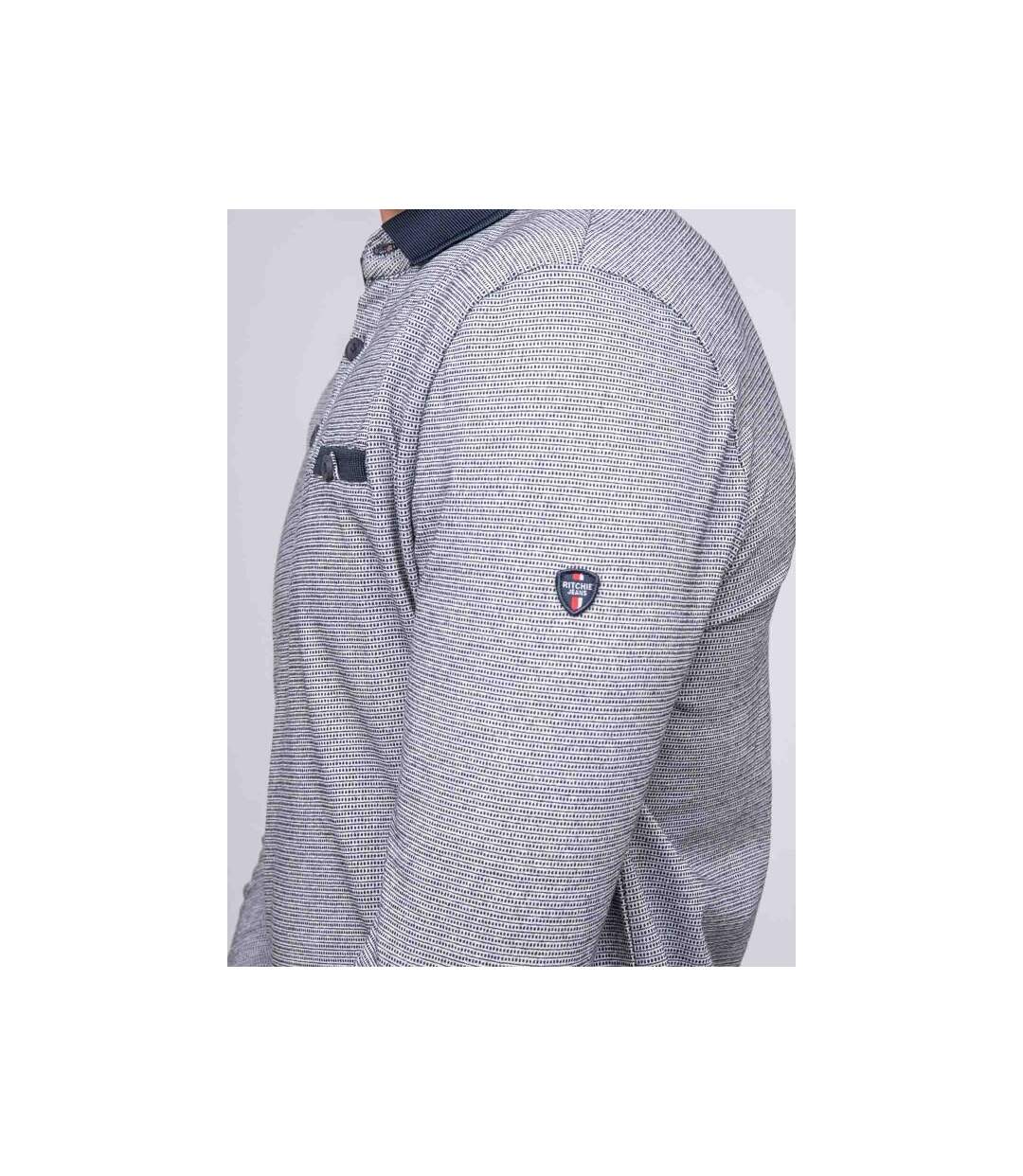Polo maille jacquard PIAGARA-3
