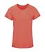 T-shirt crusader femme orange vif SOLS