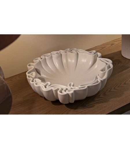 Vide-Poche Design Stons 30cm Crème