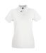 Polo premium femme blanc Fruit of the Loom