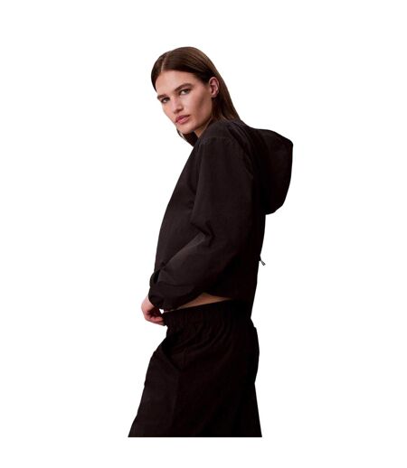 Womens/ladies Lightweight Wind Jacket Black Calvin Klein