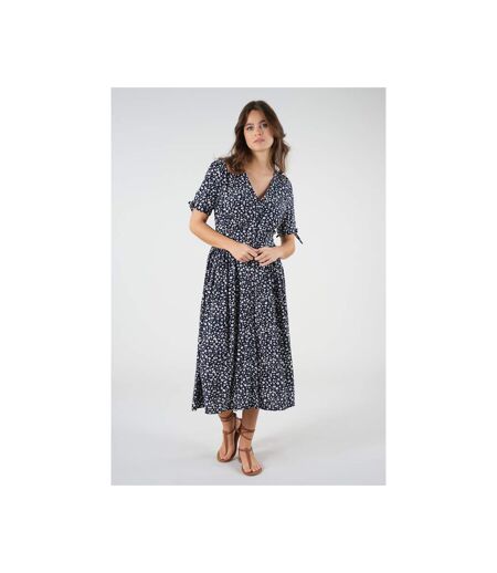 Robe midi à imprimés fleuris GLORIA