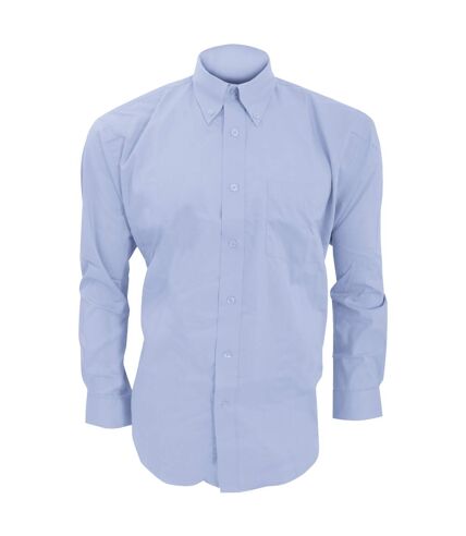 Kustom Kit Mens Long Sleeve Corporate Oxford Shirt (Light Blue)